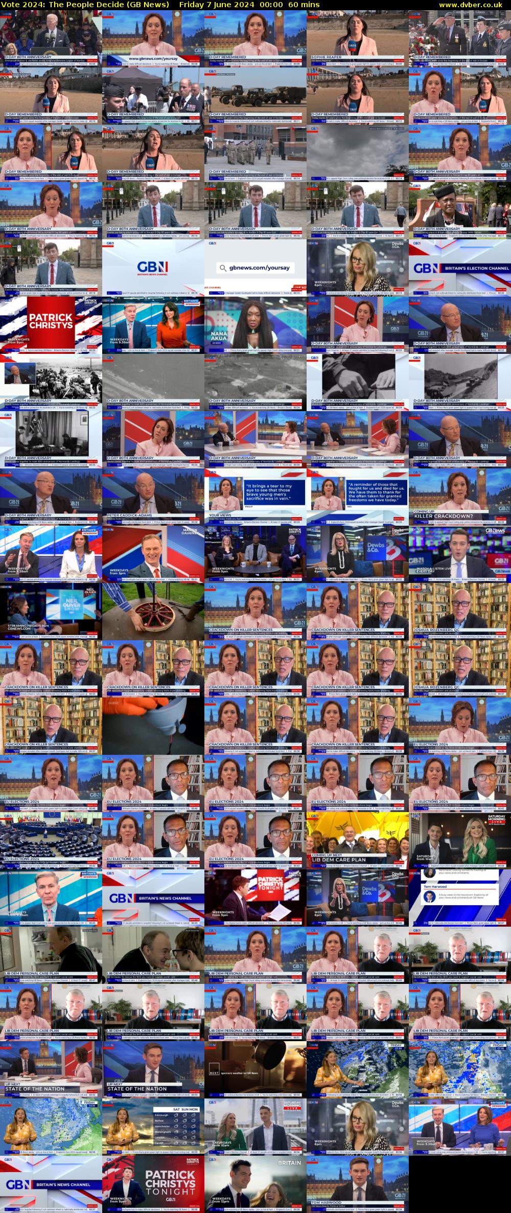 Vote 2024: The People Decide (GB News) Friday 7 June 2024 00:00 - 01:00