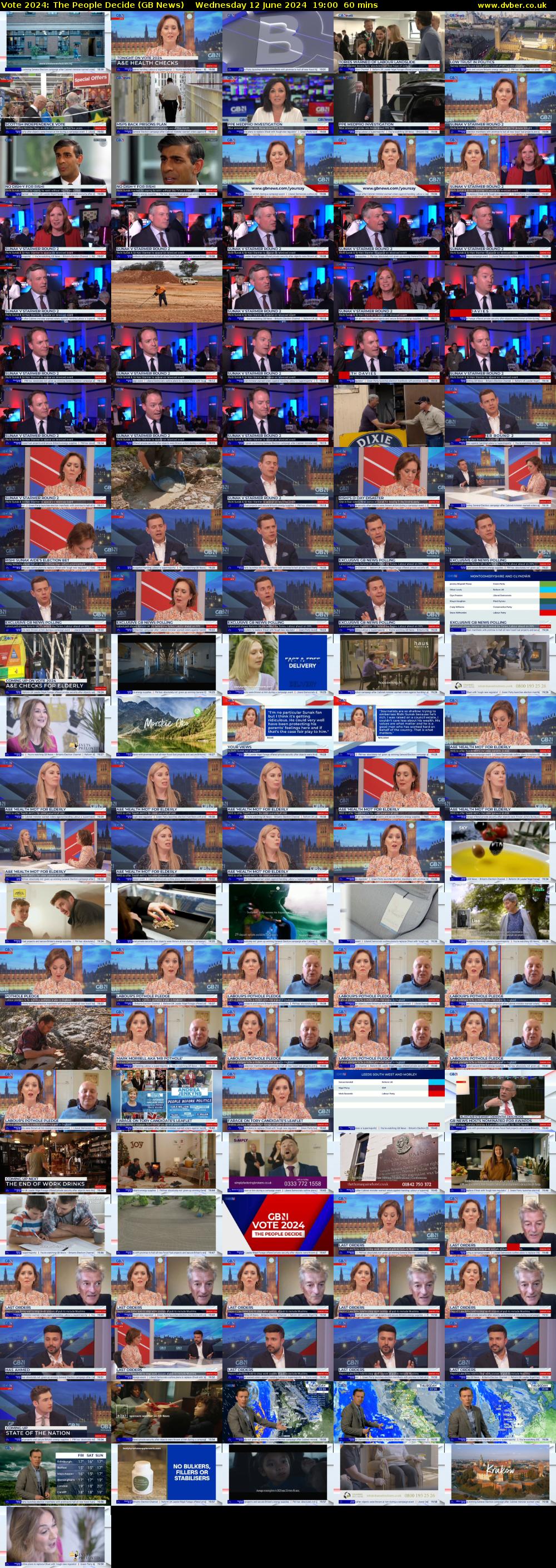 Vote 2024: The People Decide (GB News) Wednesday 12 June 2024 19:00 - 20:00