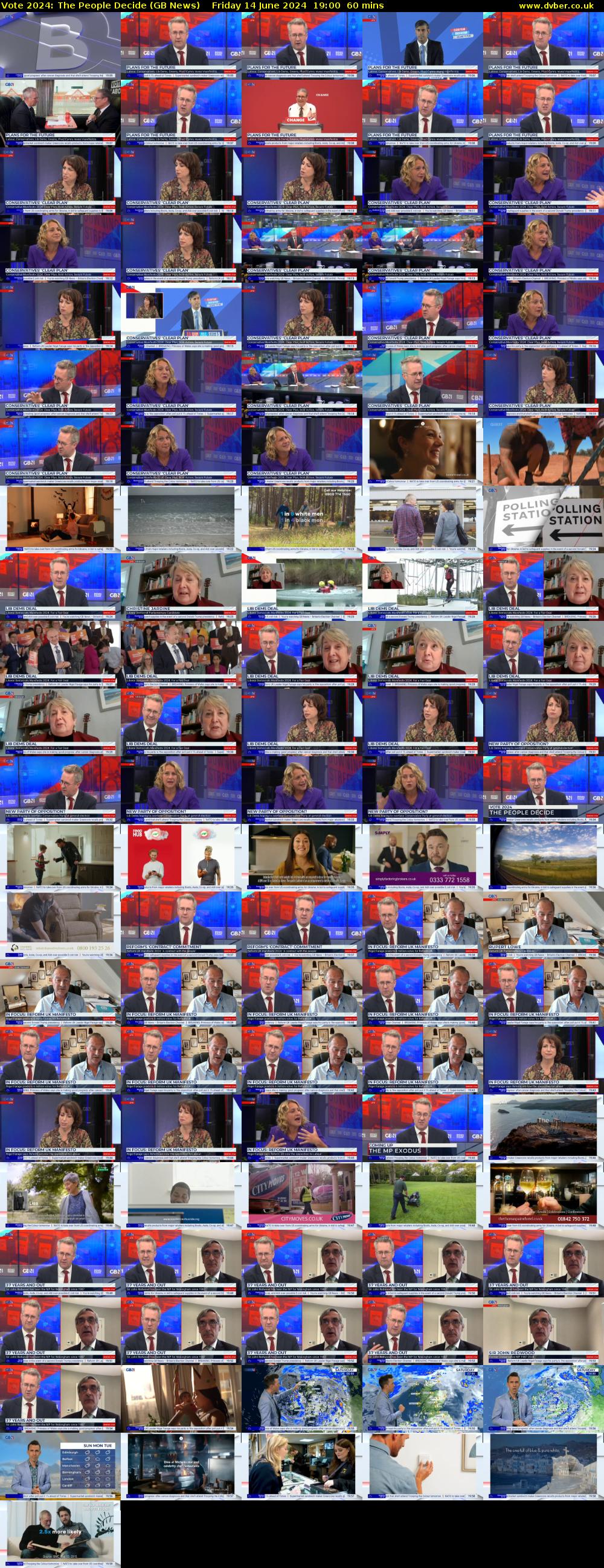 Vote 2024: The People Decide (GB News) Friday 14 June 2024 19:00 - 20:00