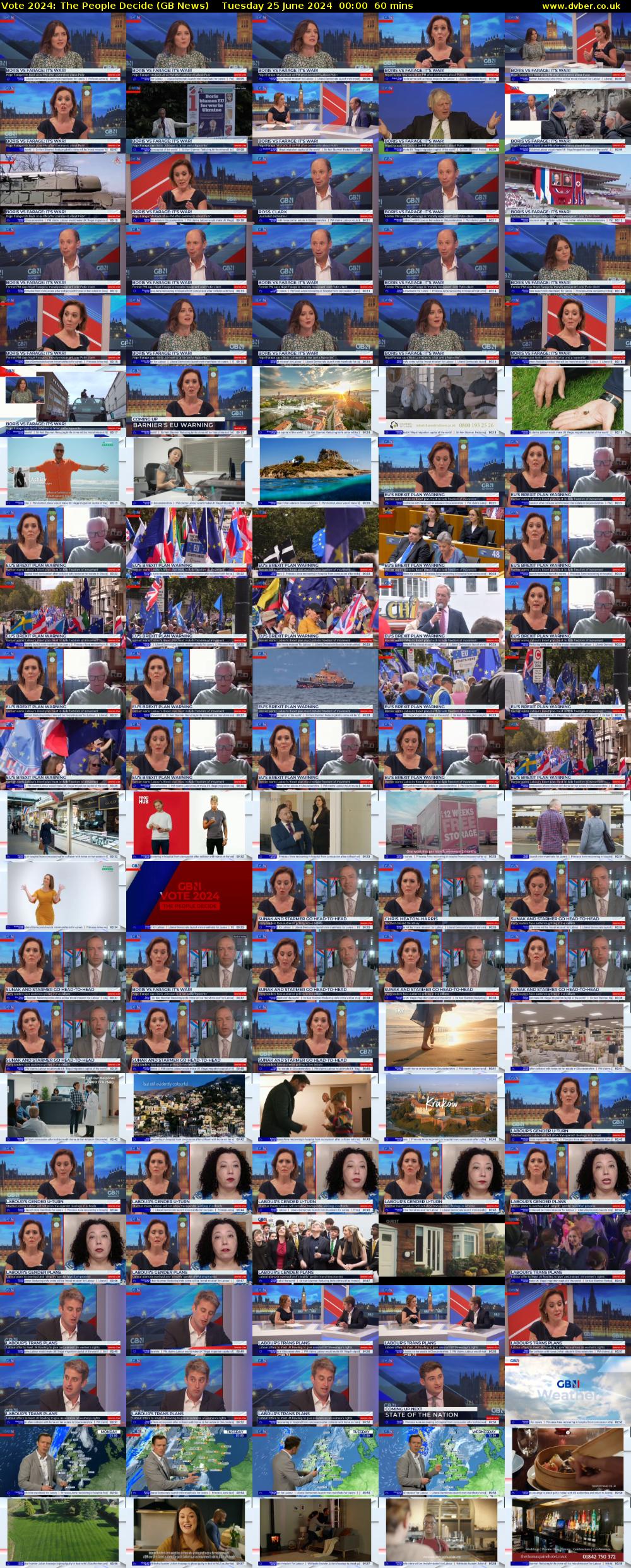 Vote 2024: The People Decide (GB News) Tuesday 25 June 2024 00:00 - 01:00