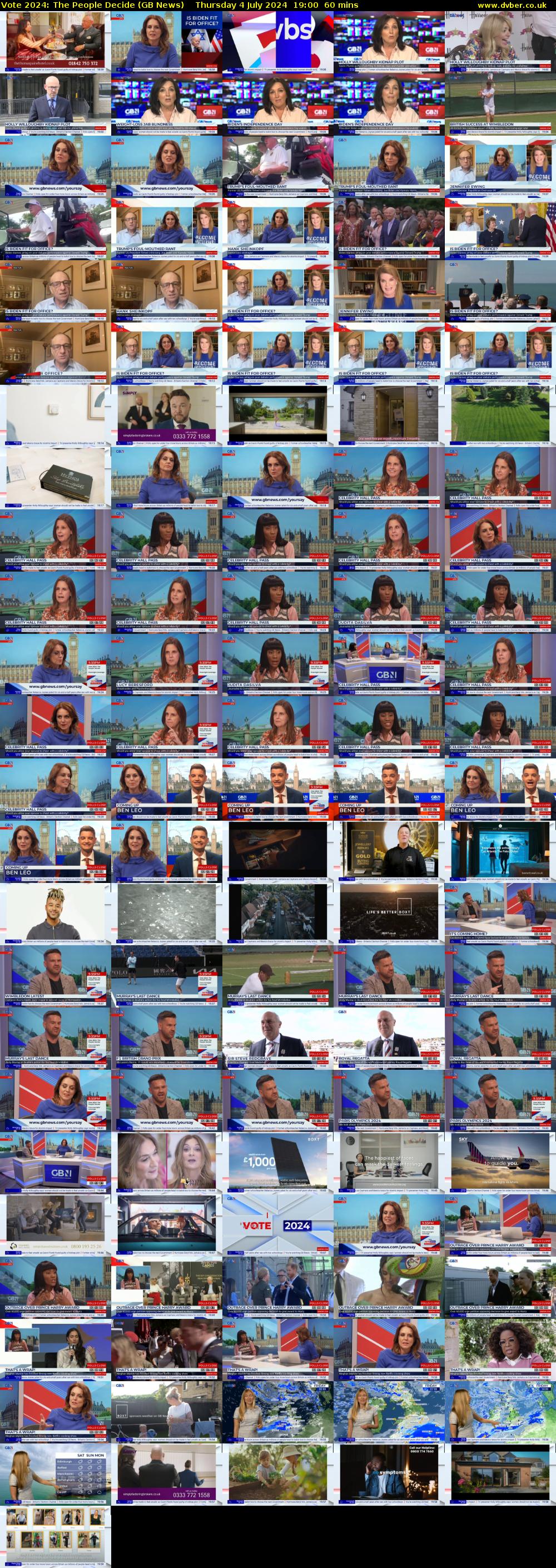 Vote 2024: The People Decide (GB News) Thursday 4 July 2024 19:00 - 20:00