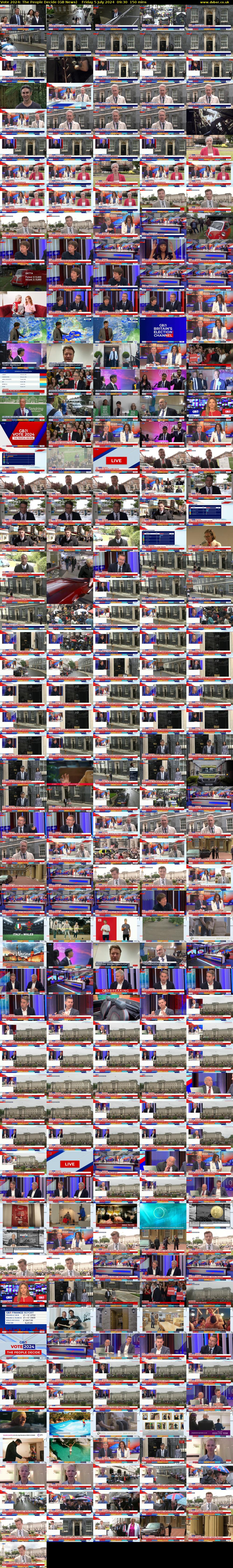 Vote 2024: The People Decide (GB News) Friday 5 July 2024 09:30 - 12:00