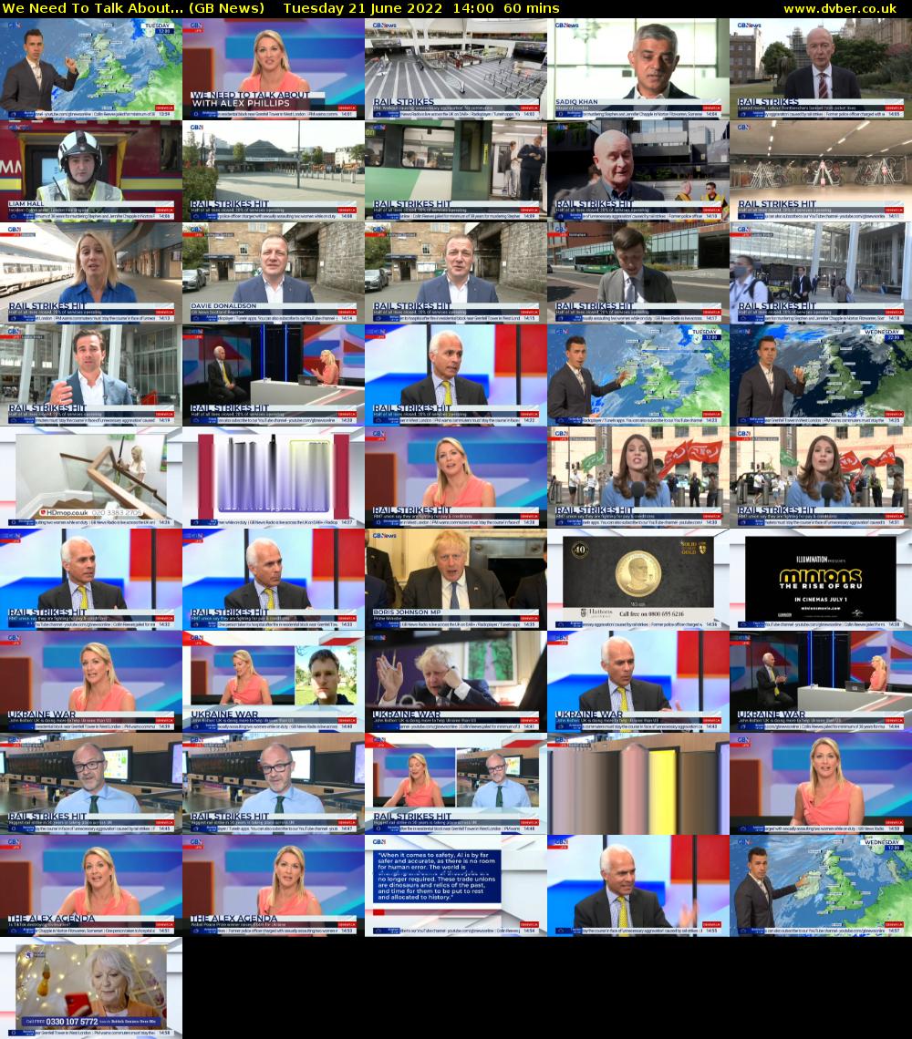 We Need To Talk About... (GB News) Tuesday 21 June 2022 14:00 - 15:00