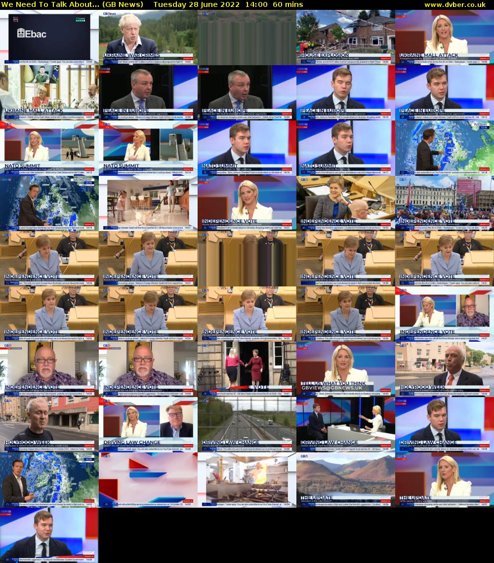 We Need To Talk About... (GB News) Tuesday 28 June 2022 14:00 - 15:00
