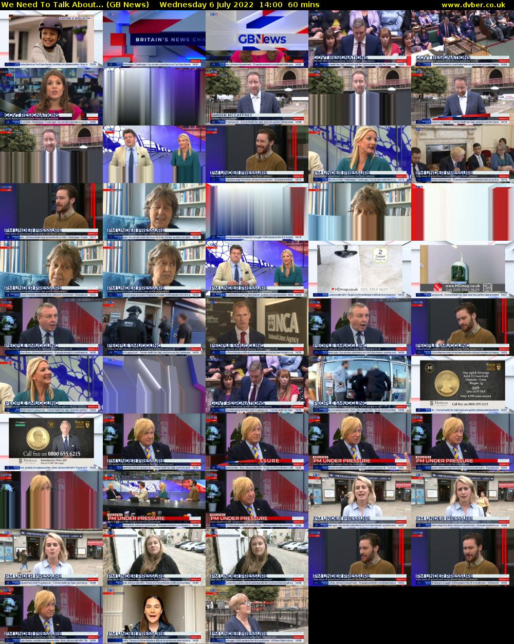 We Need To Talk About... (GB News) Wednesday 6 July 2022 14:00 - 15:00