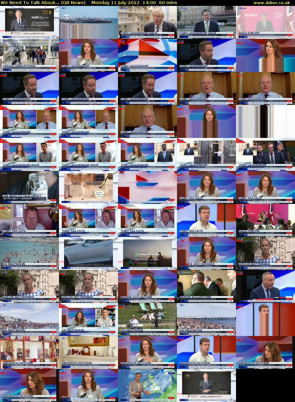 We Need To Talk About... (GB News) Monday 11 July 2022 14:00 - 15:00