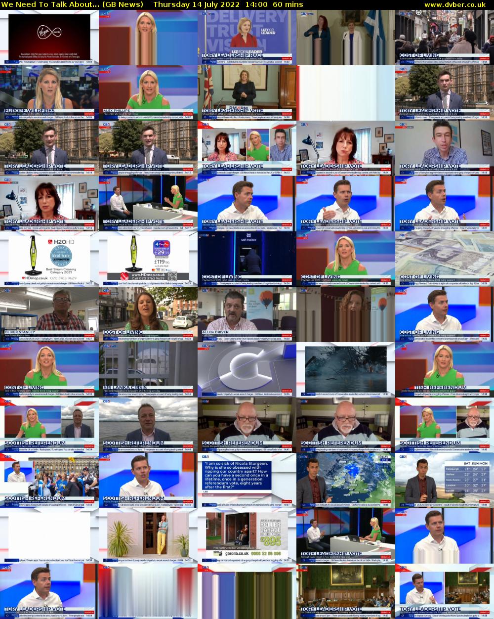 We Need To Talk About... (GB News) Thursday 14 July 2022 14:00 - 15:00
