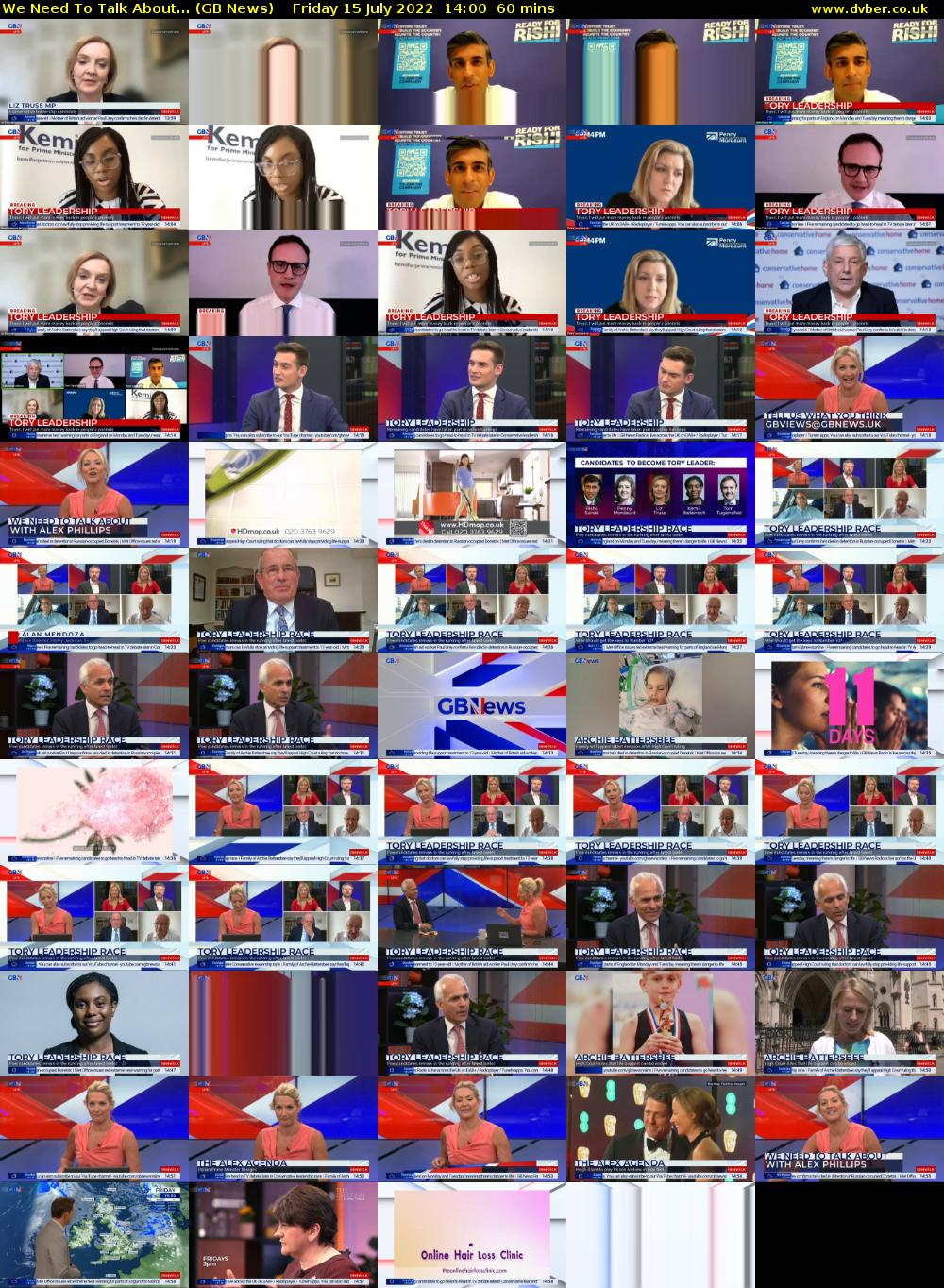 We Need To Talk About... (GB News) Friday 15 July 2022 14:00 - 15:00
