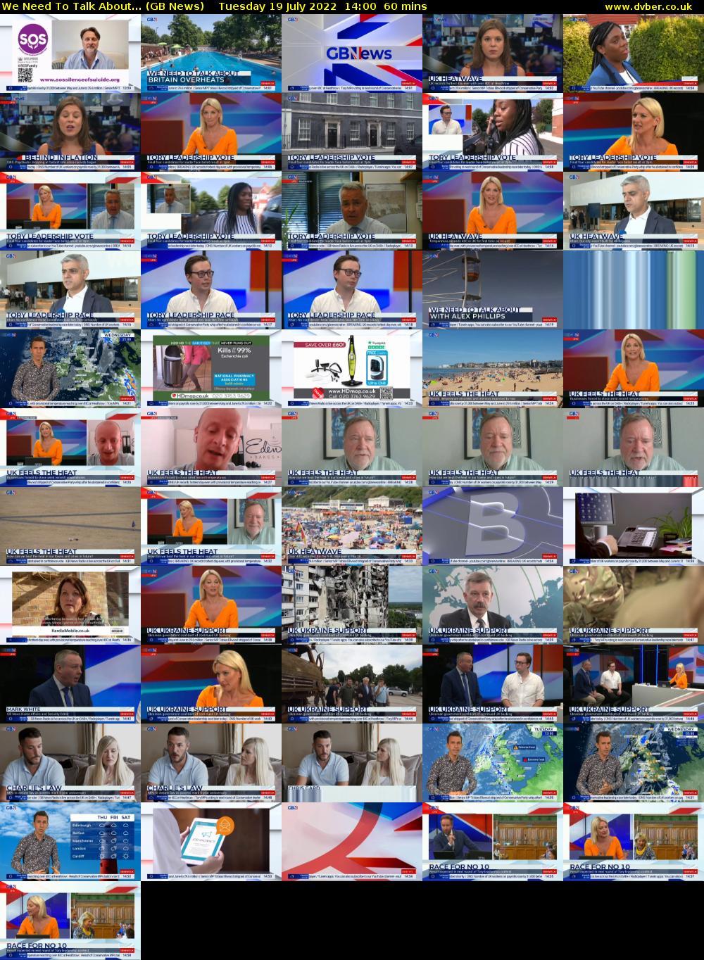 We Need To Talk About... (GB News) Tuesday 19 July 2022 14:00 - 15:00