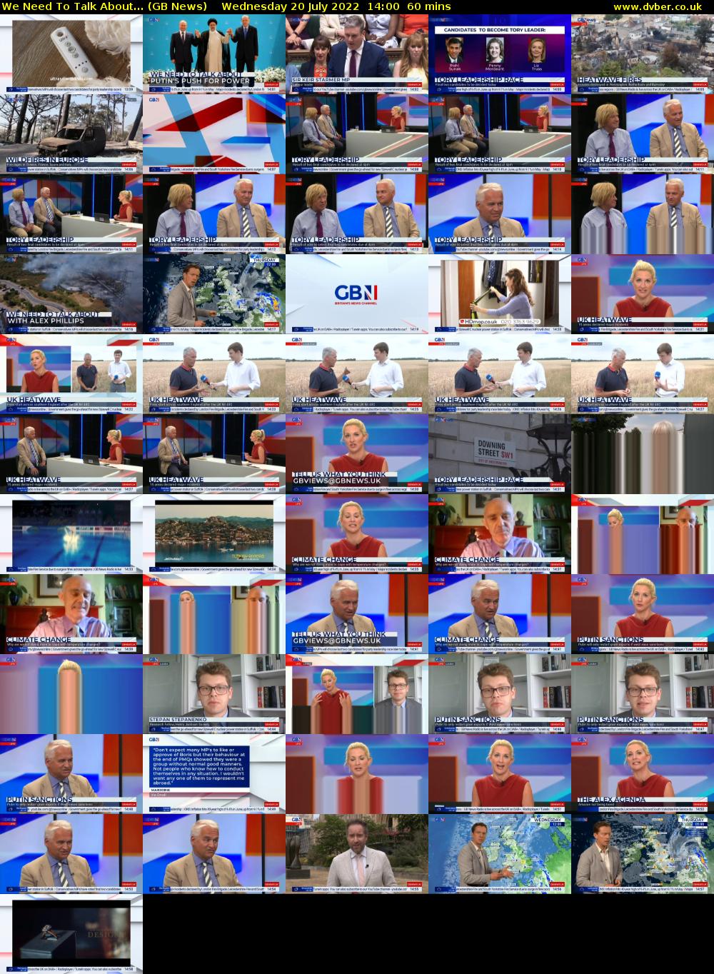 We Need To Talk About... (GB News) Wednesday 20 July 2022 14:00 - 15:00