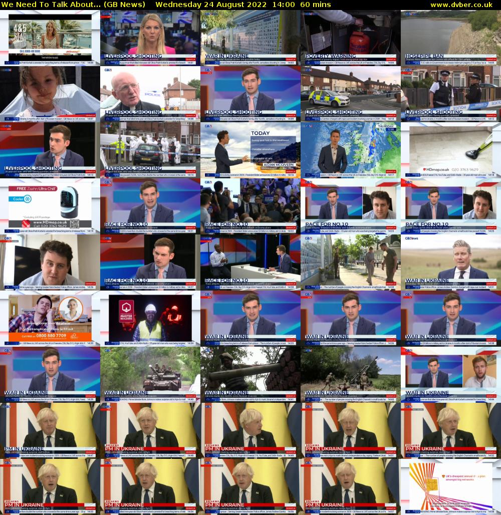 We Need To Talk About... (GB News) Wednesday 24 August 2022 14:00 - 15:00