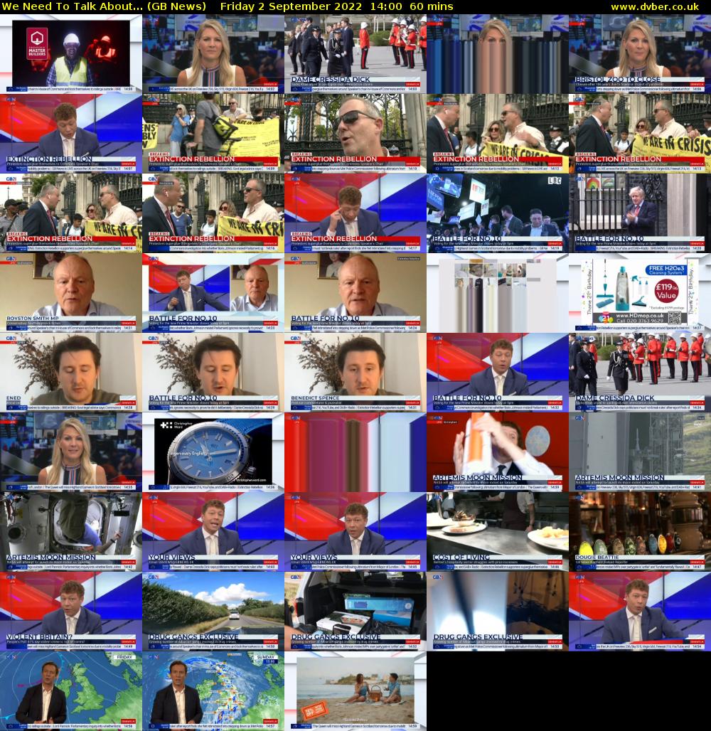 We Need To Talk About... (GB News) Friday 2 September 2022 14:00 - 15:00