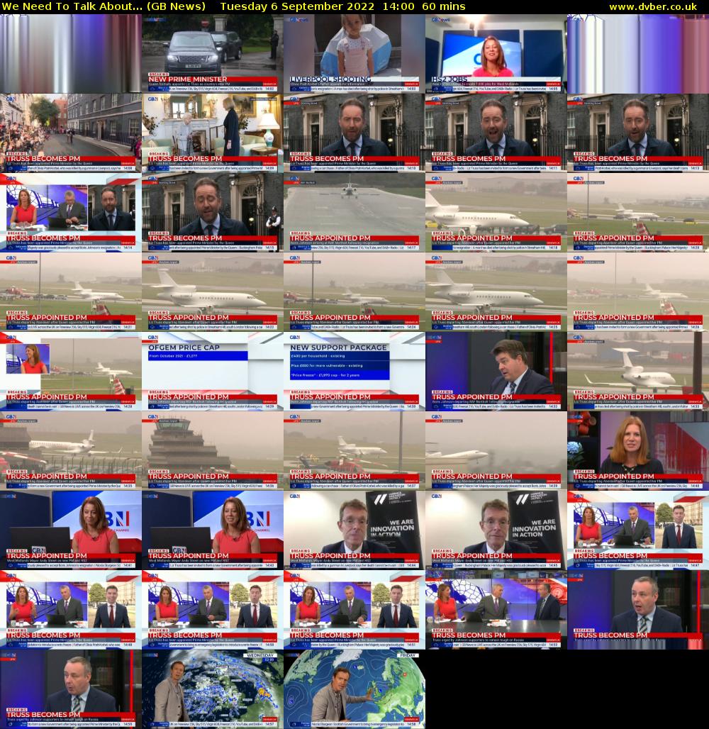 We Need To Talk About... (GB News) Tuesday 6 September 2022 14:00 - 15:00