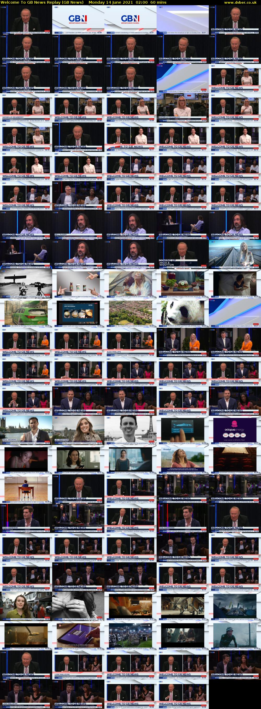 Welcome To GB News Replay (GB News) Monday 14 June 2021 02:00 - 03:00