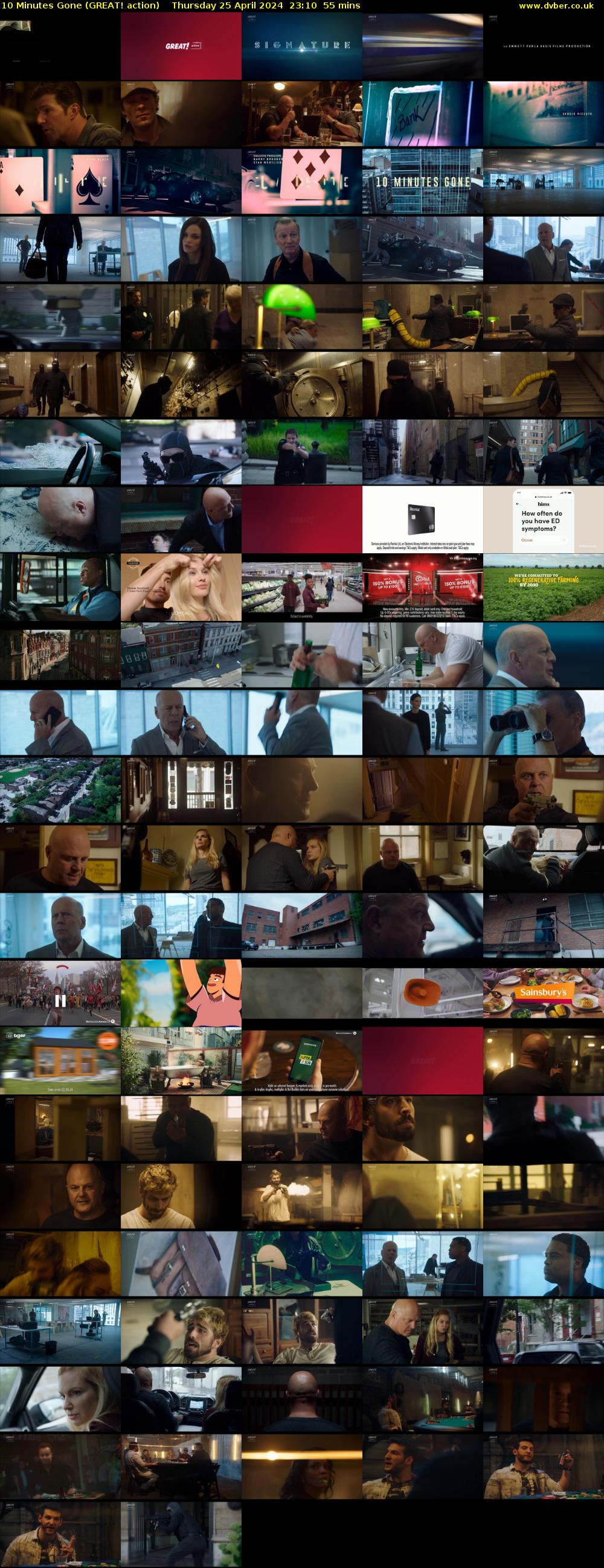 10 Minutes Gone (GREAT! action) Thursday 25 April 2024 23:10 - 00:05