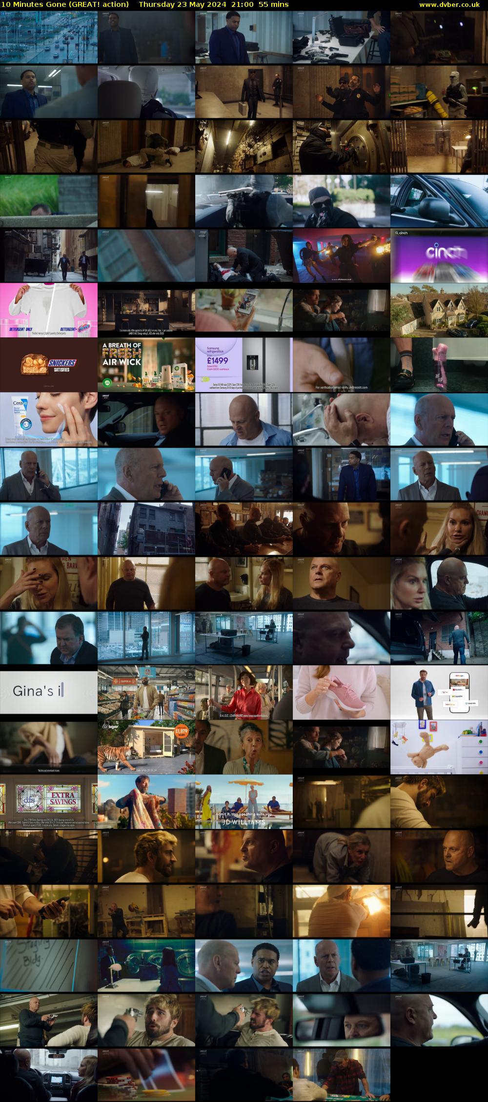 10 Minutes Gone (GREAT! action) Thursday 23 May 2024 21:00 - 21:55