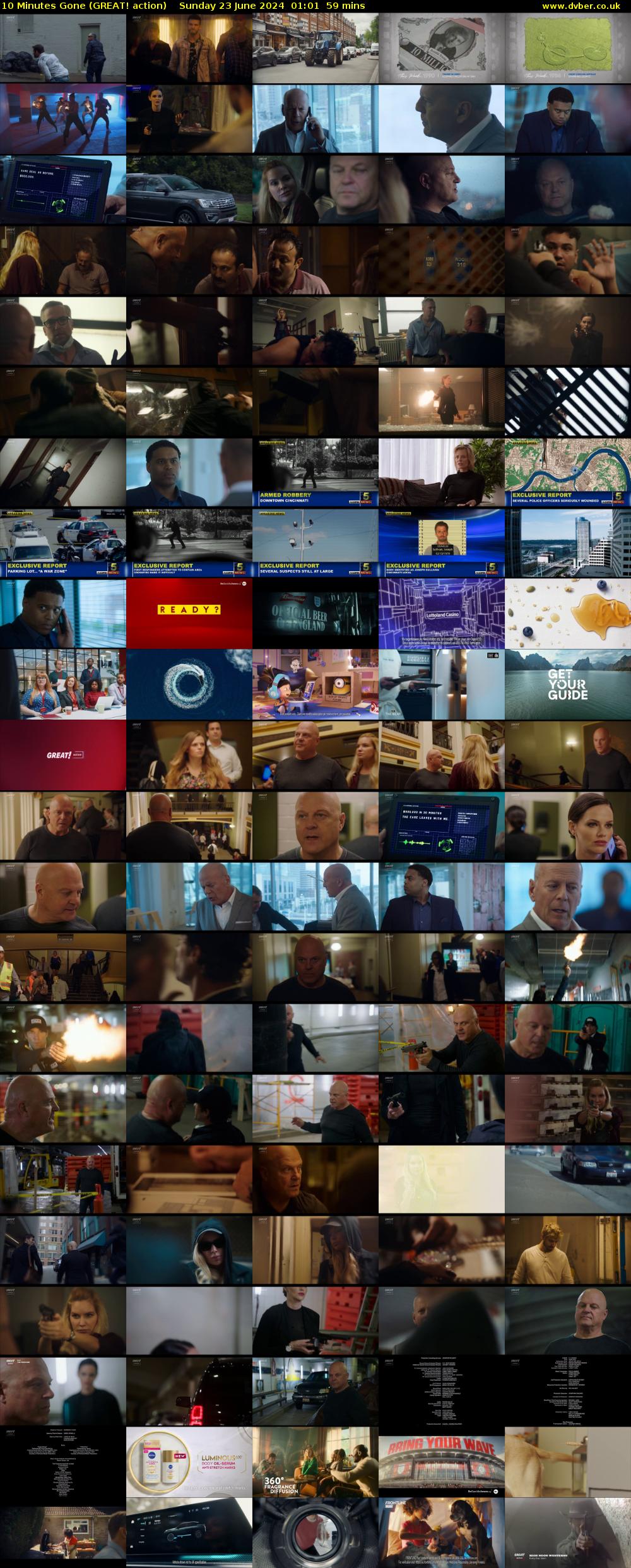 10 Minutes Gone (GREAT! action) Sunday 23 June 2024 01:01 - 02:00