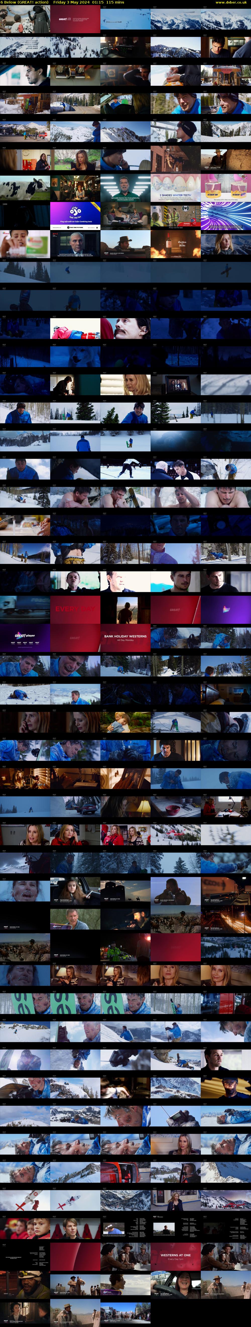 6 Below (GREAT! action) Friday 3 May 2024 01:15 - 03:10