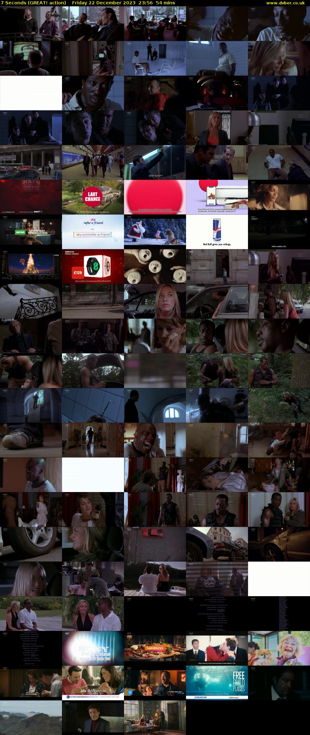 7 Seconds (GREAT! action) Friday 22 December 2023 23:56 - 00:50