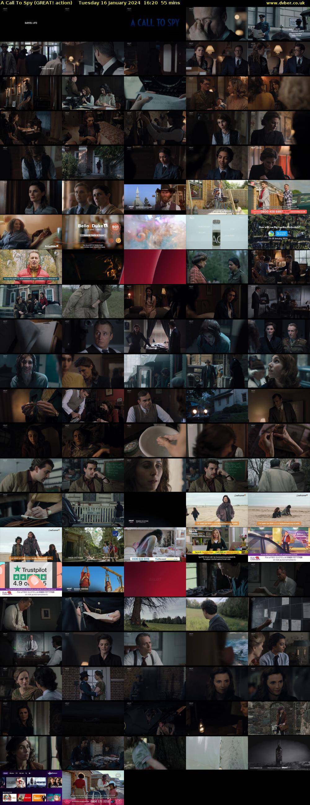 A Call To Spy (GREAT! action) Tuesday 16 January 2024 16:20 - 17:15