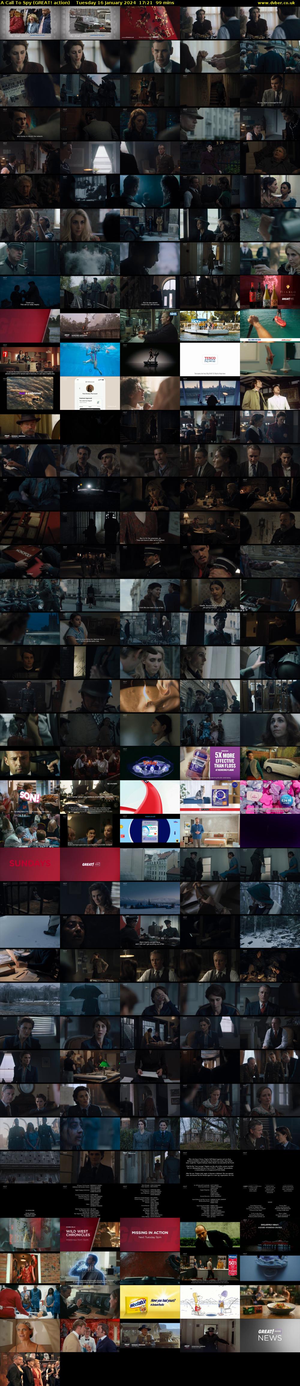A Call To Spy (GREAT! action) Tuesday 16 January 2024 17:21 - 19:00