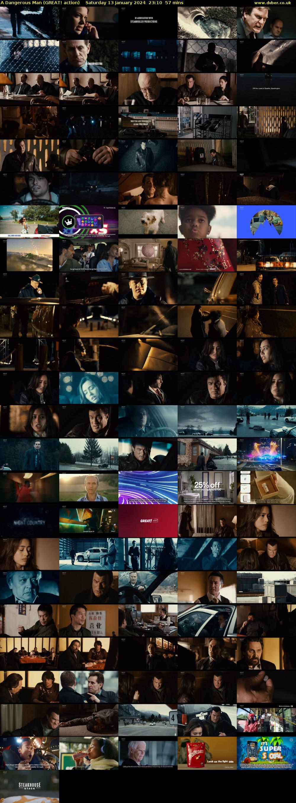 A Dangerous Man (GREAT! action) Saturday 13 January 2024 23:10 - 00:07