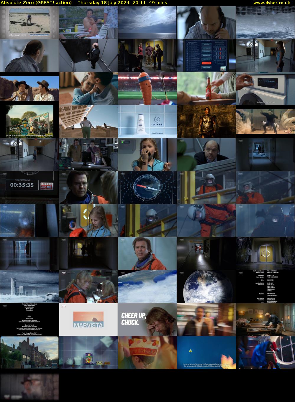 Absolute Zero (GREAT! action) Thursday 18 July 2024 20:11 - 21:00