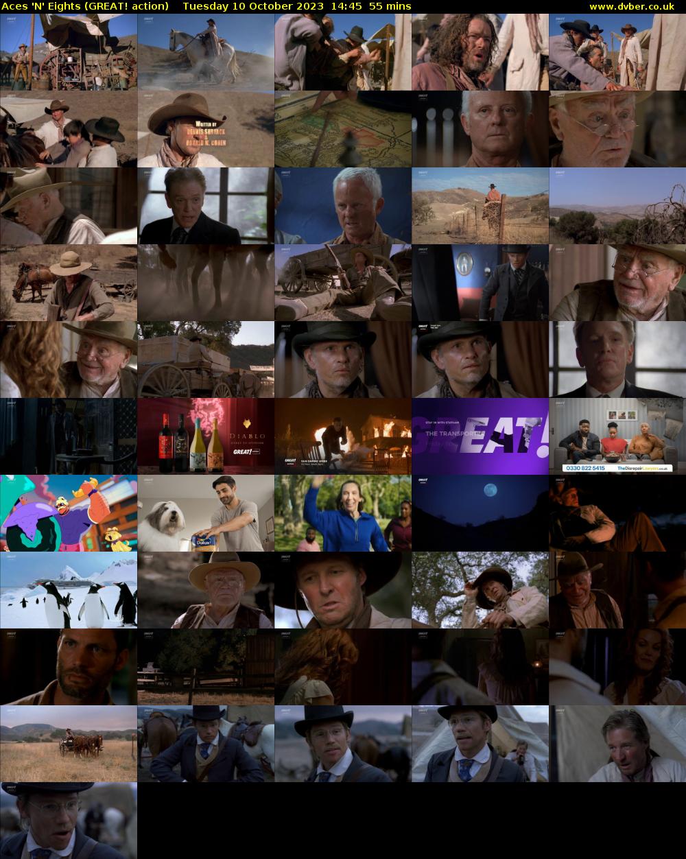 Aces 'N' Eights (GREAT! action) Tuesday 10 October 2023 14:45 - 15:40