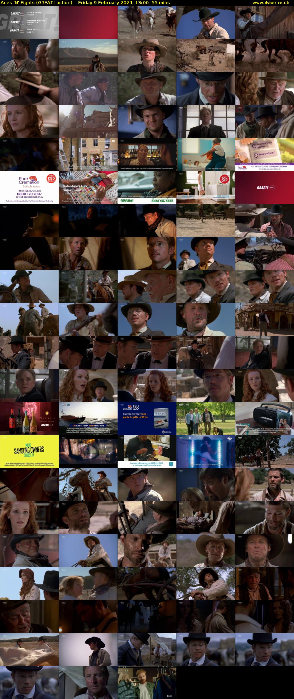 Aces 'N' Eights (GREAT! action) Friday 9 February 2024 13:00 - 13:55