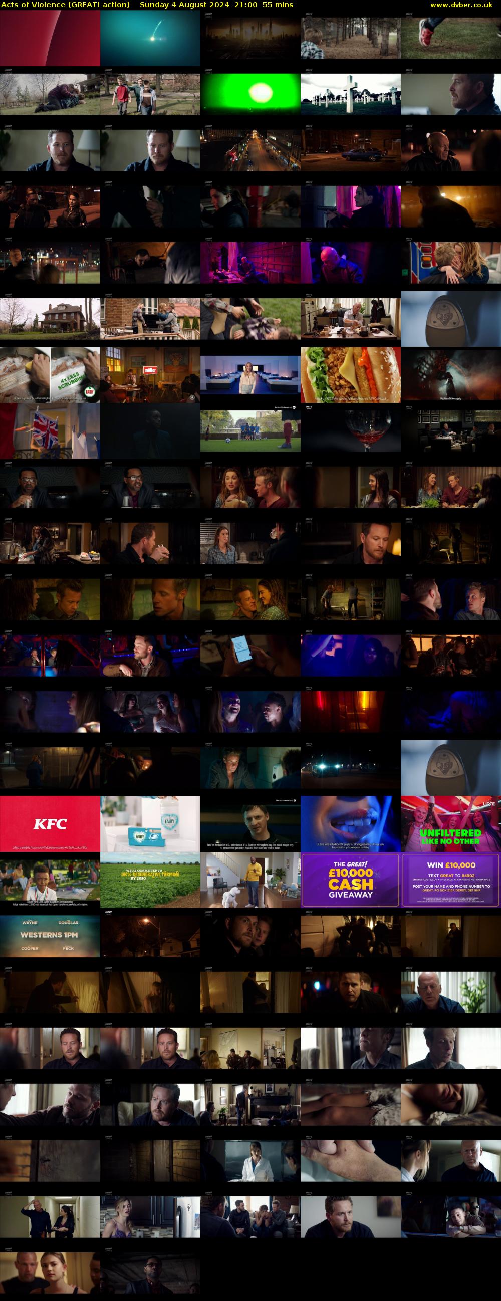 Acts of Violence (GREAT! action) Sunday 4 August 2024 21:00 - 21:55