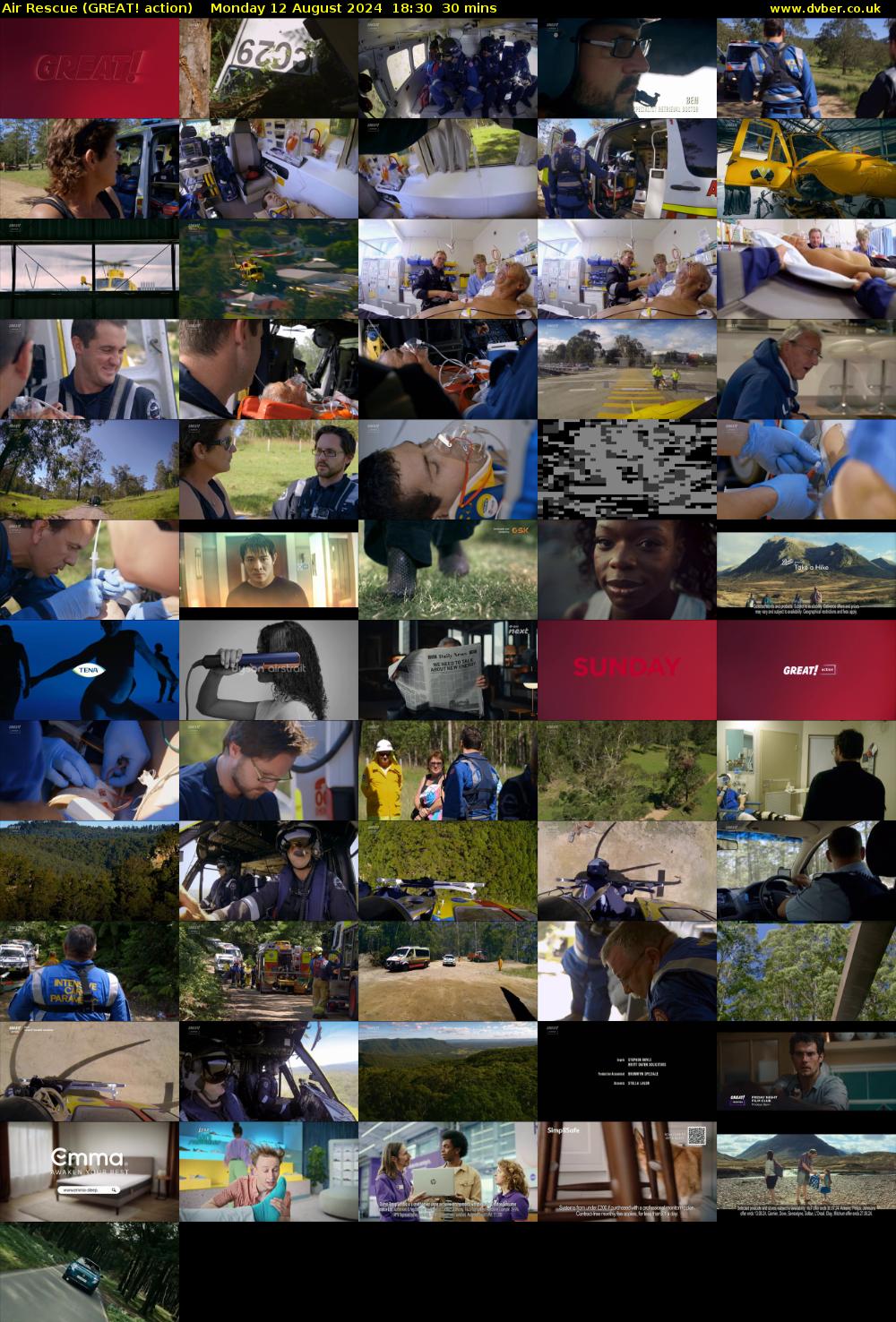 Air Rescue (GREAT! action) Monday 12 August 2024 18:30 - 19:00