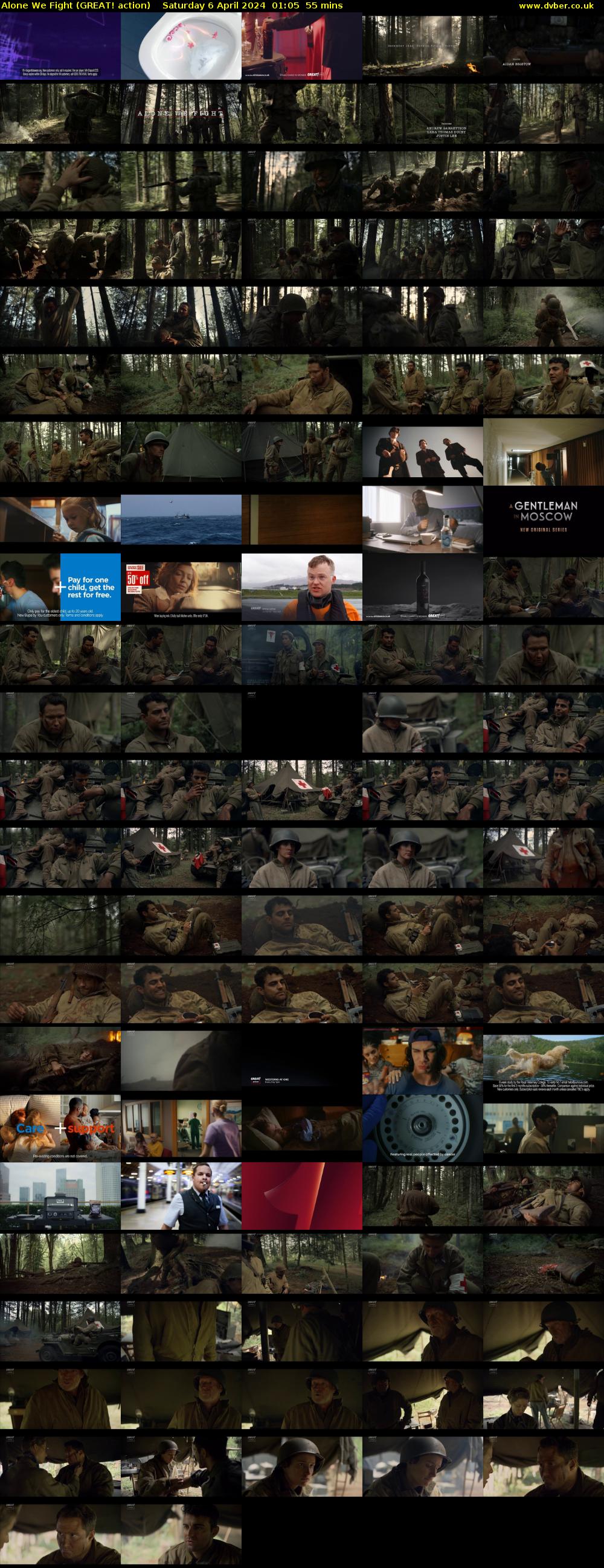 Alone We Fight (GREAT! action) Saturday 6 April 2024 01:05 - 02:00
