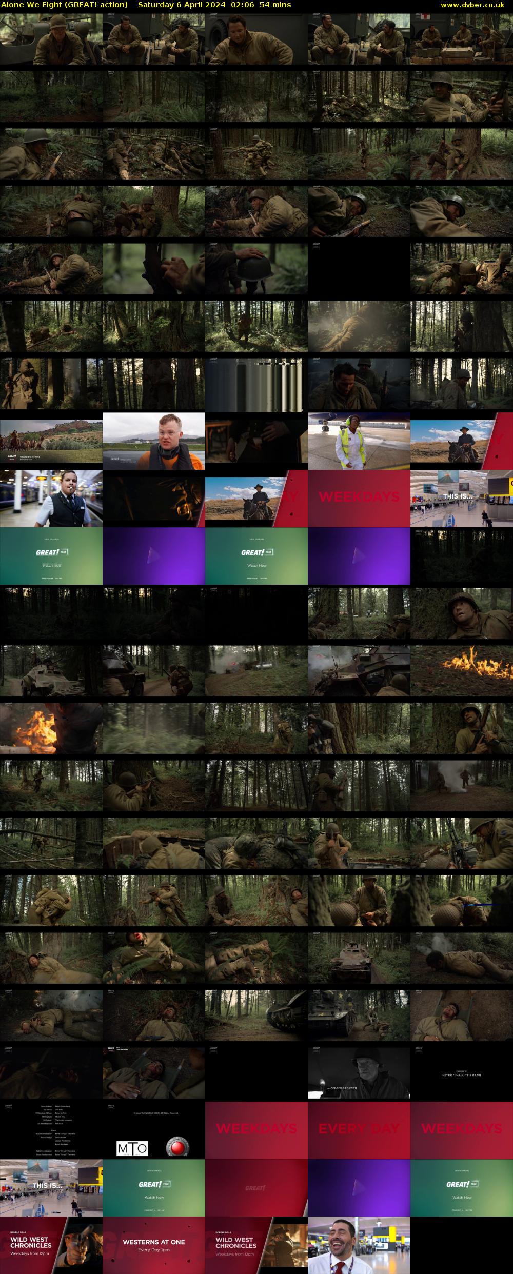 Alone We Fight (GREAT! action) Saturday 6 April 2024 02:06 - 03:00