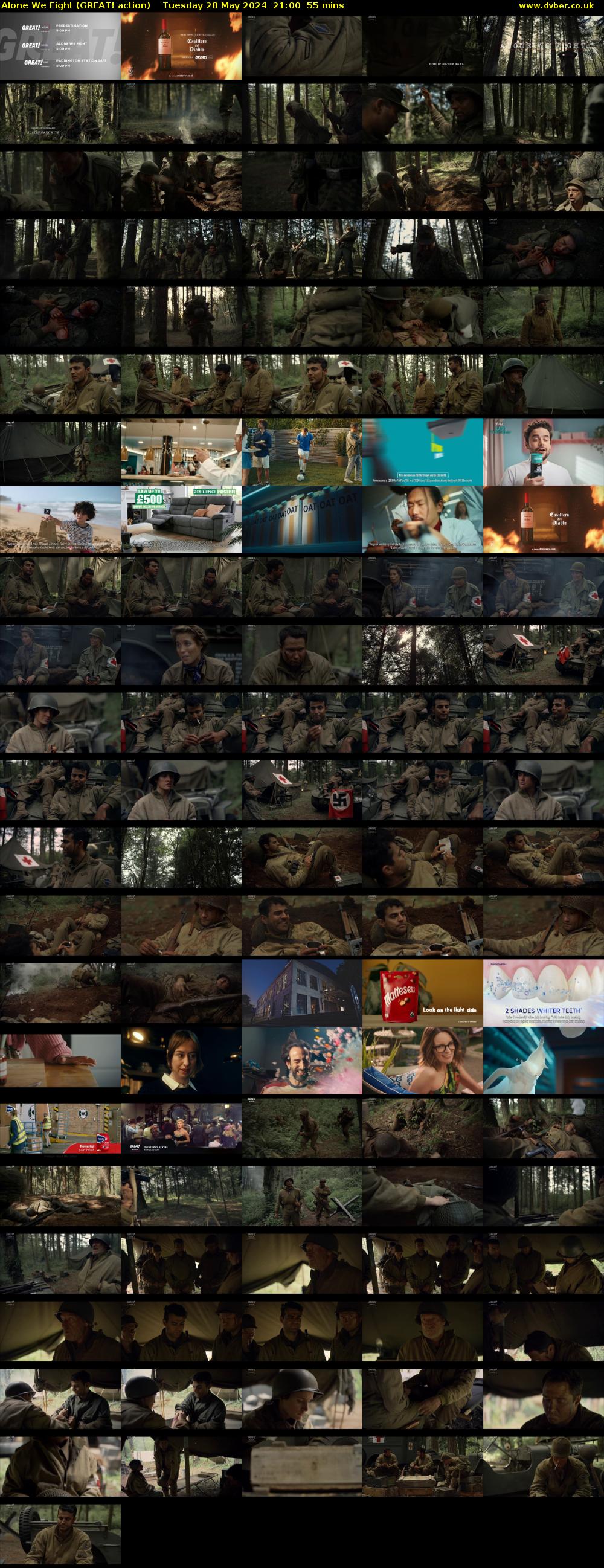 Alone We Fight (GREAT! action) Tuesday 28 May 2024 21:00 - 21:55