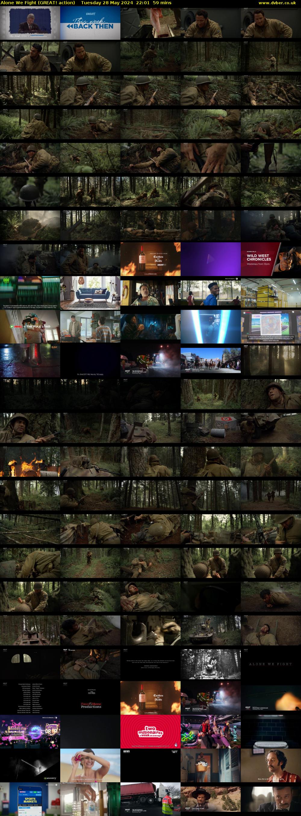 Alone We Fight (GREAT! action) Tuesday 28 May 2024 22:01 - 23:00