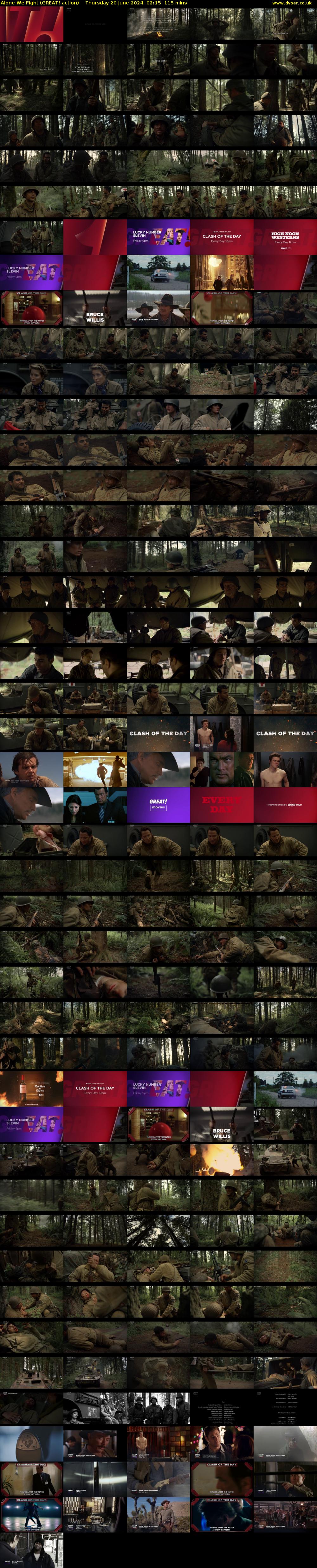 Alone We Fight (GREAT! action) Thursday 20 June 2024 02:15 - 04:10