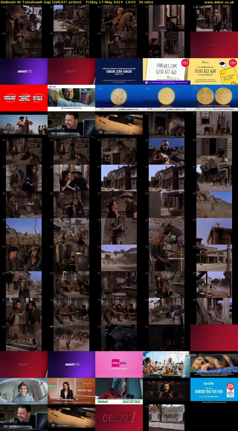 Ambush At Tomahawk Gap (GREAT! action) Friday 17 May 2024 14:01 - 14:40