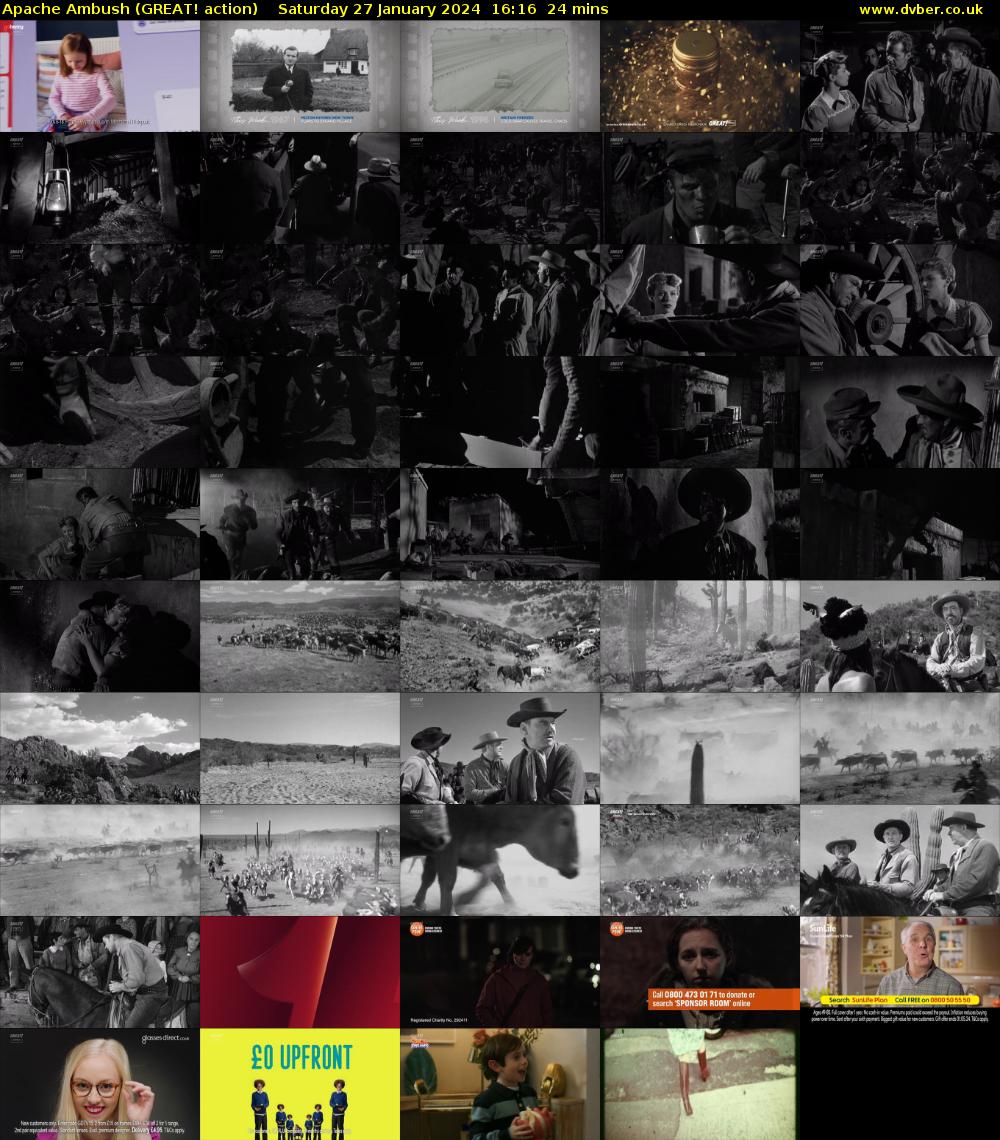 Apache Ambush (GREAT! action) Saturday 27 January 2024 16:16 - 16:40