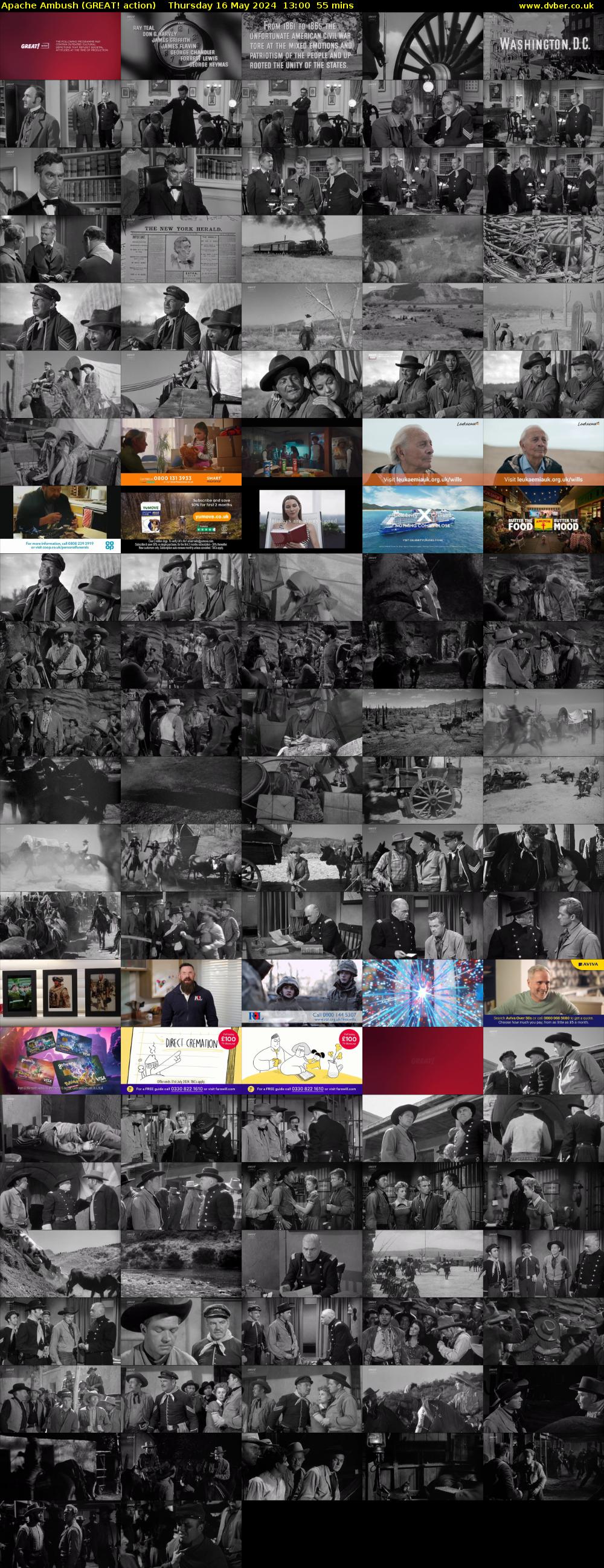 Apache Ambush (GREAT! action) Thursday 16 May 2024 13:00 - 13:55