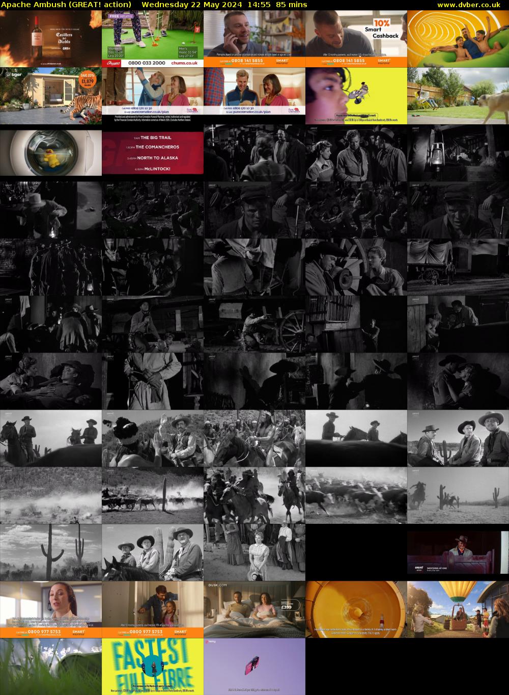 Apache Ambush (GREAT! action) Wednesday 22 May 2024 14:55 - 16:20