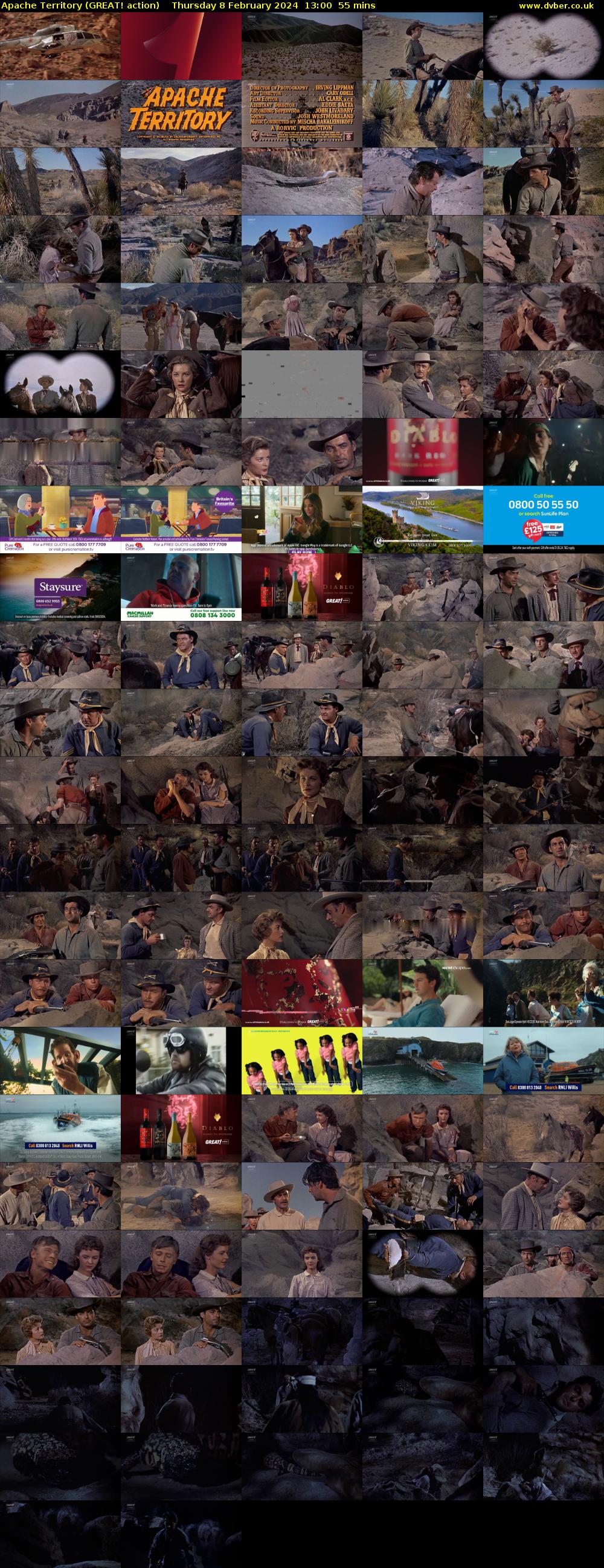 Apache Territory (GREAT! action) Thursday 8 February 2024 13:00 - 13:55