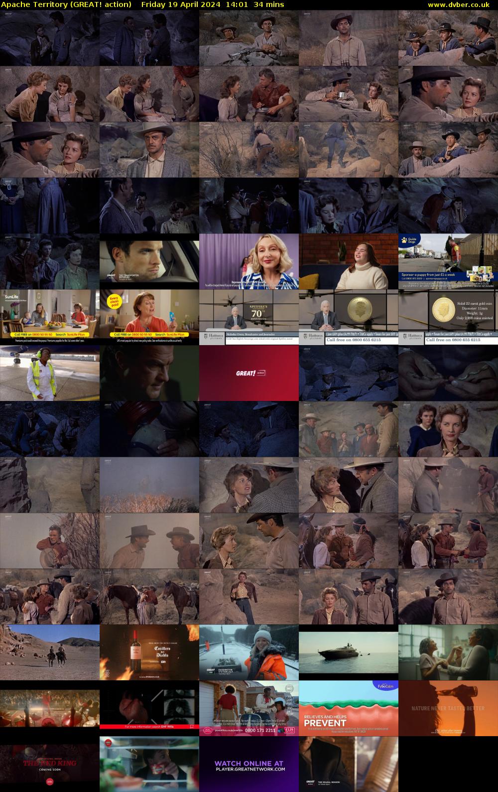 Apache Territory (GREAT! action) Friday 19 April 2024 14:01 - 14:35
