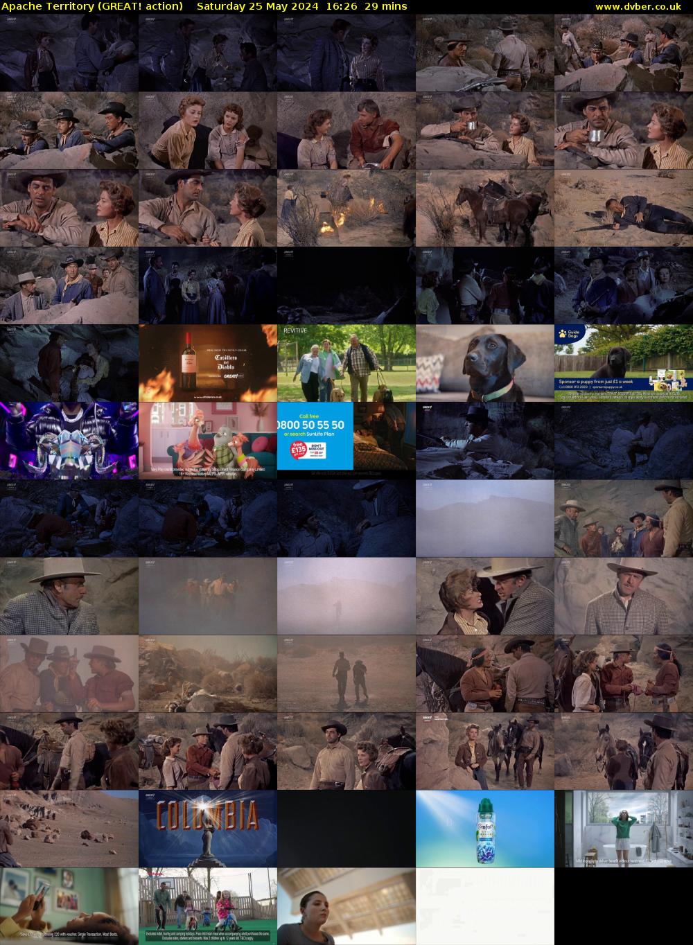 Apache Territory (GREAT! action) Saturday 25 May 2024 16:26 - 16:55