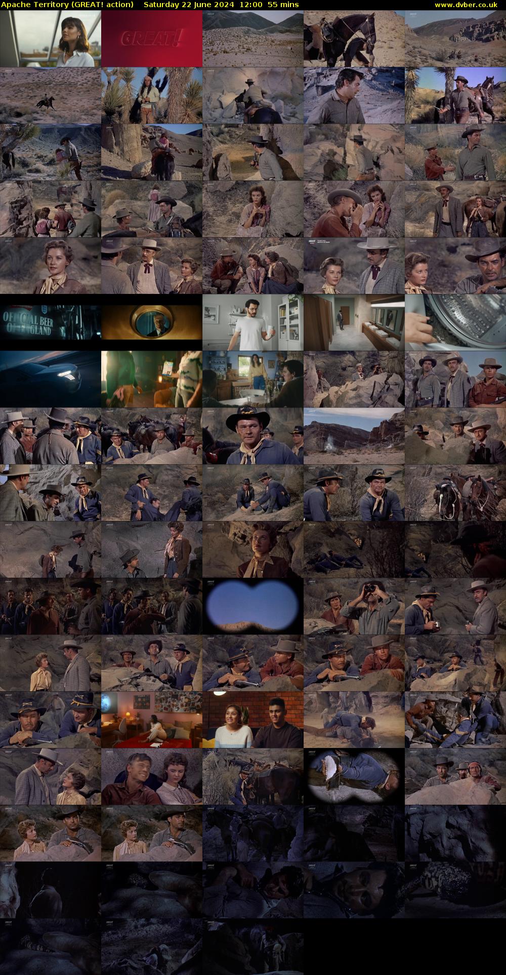 Apache Territory (GREAT! action) Saturday 22 June 2024 12:00 - 12:55