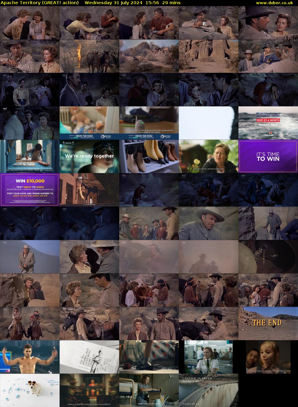 Apache Territory (GREAT! action) Wednesday 31 July 2024 15:56 - 16:25