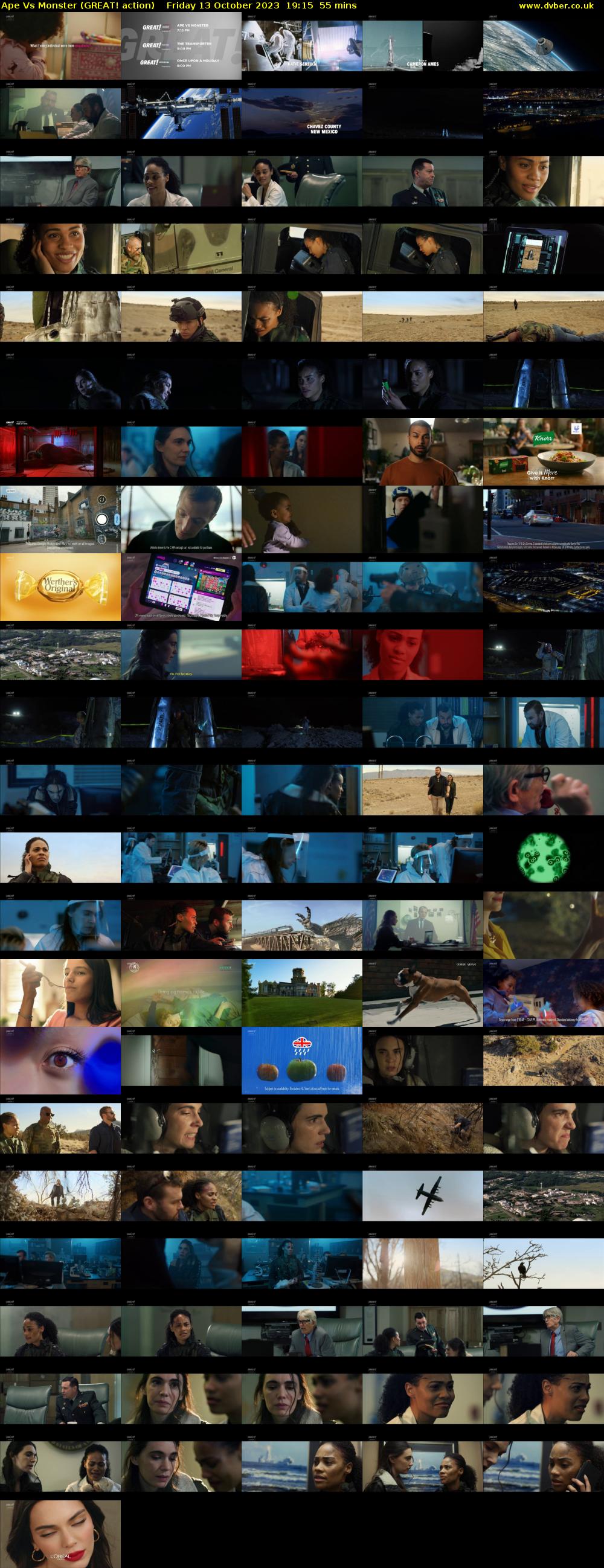 Ape Vs Monster (GREAT! action) Friday 13 October 2023 19:15 - 20:10