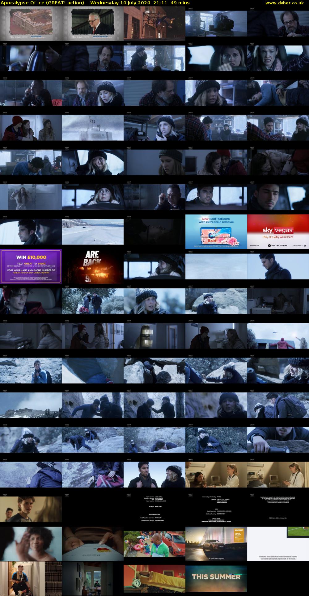 Apocalypse Of Ice (GREAT! action) Wednesday 10 July 2024 21:11 - 22:00