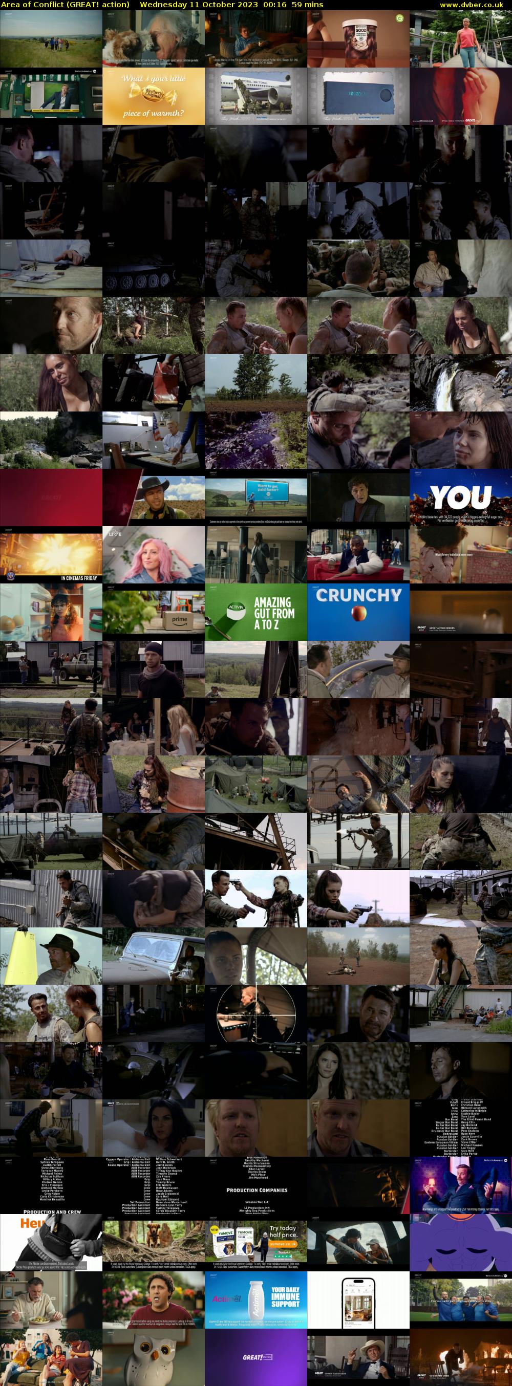 Area of Conflict (GREAT! action) Wednesday 11 October 2023 00:16 - 01:15