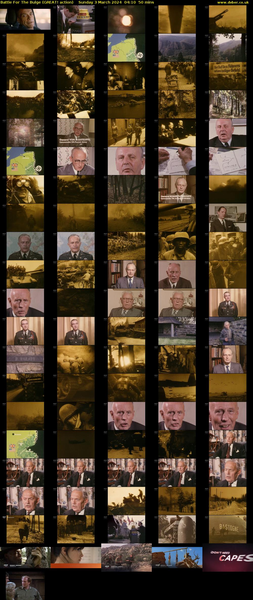 Battle For The Bulge (GREAT! action) Sunday 3 March 2024 04:10 - 05:00