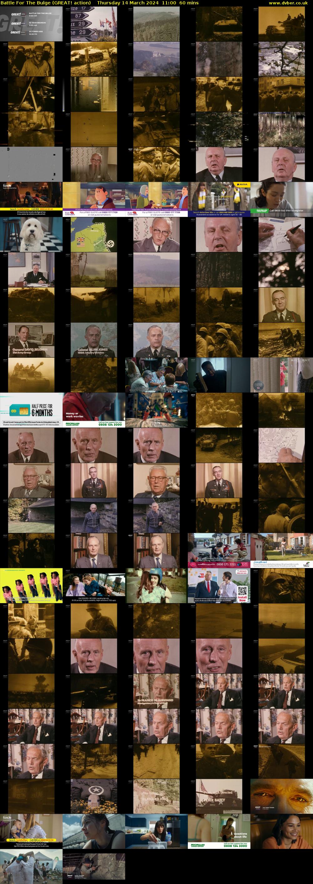Battle For The Bulge (GREAT! action) Thursday 14 March 2024 11:00 - 12:00